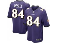 Game Men's Antoine Wesley Baltimore Ravens Nike Team Color Jersey - Purple
