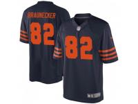 Game Men's Ben Braunecker Chicago Bears Nike Alternate Jersey - Navy Blue
