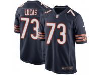 Game Men's Cornelius Lucas Chicago Bears Nike Team Color Jersey - Navy