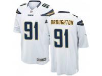 Game Men's Cortez Broughton Los Angeles Chargers Nike Jersey - White