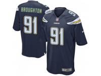 Game Men's Cortez Broughton Los Angeles Chargers Nike Team Color Jersey - Navy