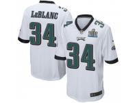 Game Men's Cre'von LeBlanc Philadelphia Eagles Nike Super Bowl LII Jersey - White
