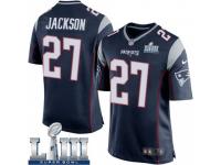 Game Men's J.C. Jackson New England Patriots Nike Team Color Super Bowl LIII Jersey - Navy Blue