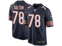 Game Men's Jalen Dalton Chicago Bears Nike Team Color Jersey - Navy