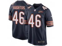 Game Men's James Vaughters Chicago Bears Nike 100th Season Jersey - Navy