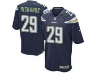 Game Men's Jeff Richards Los Angeles Chargers Nike Team Color Jersey - Navy