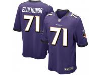 Game Men's Jermaine Eluemunor Baltimore Ravens Nike Team Color Jersey - Purple