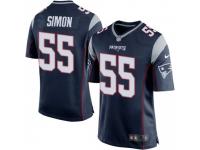 Game Men's John Simon New England Patriots Nike Team Color Jersey - Navy Blue