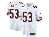 Game Men's John Wirtel Chicago Bears Nike Jersey - White