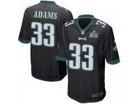 Game Men's Josh Adams Philadelphia Eagles Nike Alternate Super Bowl LII Jersey - Black