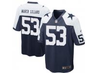 Game Men's Justin March-Lillard Dallas Cowboys Nike Throwback Jersey - Navy Blue