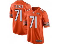 Game Men's Marquez Tucker Chicago Bears Nike 100th Season Jersey - Orange