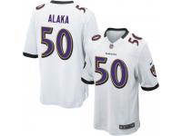 Game Men's Otaro Alaka Baltimore Ravens Nike Jersey - White