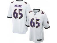 Game Men's Patrick Mekari Baltimore Ravens Nike Jersey - White