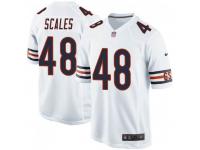 Game Men's Patrick Scales Chicago Bears Nike 100th Season Jersey - White