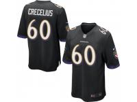 Game Men's Randin Crecelius Baltimore Ravens Nike Jersey - Black