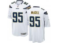 Game Men's T.Y. McGill Los Angeles Chargers Nike Jersey - White