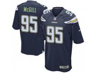 Game Men's T.Y. McGill Los Angeles Chargers Nike Team Color Jersey - Navy