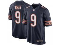 Game Men's Tyler Bray Chicago Bears Nike Team Color Jersey - Navy