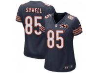 Game Women's Bradley Sowell Chicago Bears Nike 100th Season Jersey - Navy