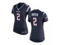 Game Women's Brian Hoyer New England Patriots Nike Team Color Jersey - Navy Blue