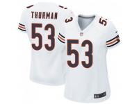 Game Women's Jameer Thurman Chicago Bears Nike Jersey - White