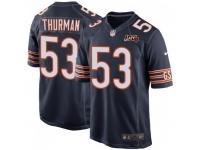 Game Youth Jameer Thurman Chicago Bears Nike 100th Season Jersey - Navy