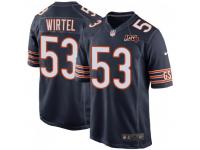 Game Youth John Wirtel Chicago Bears Nike 100th Season Jersey - Navy