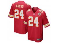 Game Youth Jordan Lucas Kansas City Chiefs Nike Team Color Jersey - Red