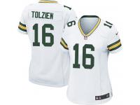 Green Bay Packers Scott Tolzien Women's Road Jersey - White Nike NFL #16 Game