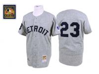 Grey 1969 Throwback Willie Horton Men #23 Mitchell And Ness MLB Detroit Tigers Jersey