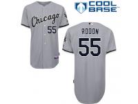 Grey Carlos Rodon Men #55 Majestic MLB Chicago White Sox Cool Base Road Jersey