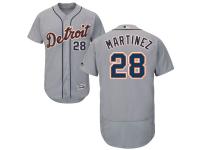 Grey J. D. Martinez Men #28 Majestic MLB Detroit Tigers Flexbase Collection Jersey