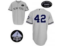Grey Mariano Rivera Men #42 Majestic MLB New York Yankees GMS The Boss Jersey