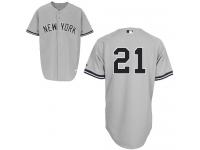 Grey Paul O'Neill Men #21 Majestic MLB New York Yankees Road Jersey