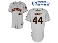 Grey Roy Oswalt Men #44 Majestic MLB Houston Astros Cool Base Road Jersey