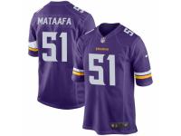 Hercules Mata'afa Men's Minnesota Vikings Nike Team Color Jersey - Game Purple