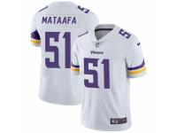 Hercules Mata'afa Men's Minnesota Vikings Nike Vapor Untouchable Jersey - Limited White