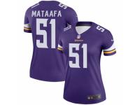 Hercules Mata'afa Women's Minnesota Vikings Nike Jersey - Legend Vapor Untouchable Purple
