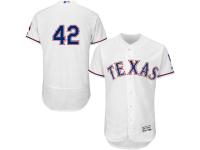 Jackie Robinson Texas Rangers Majestic Authentic Collection Flexbase Jersey - White