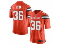 Jhavonte Dean Men's Cleveland Browns Nike Alternate Jersey - Game Orange