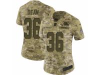 Jhavonte Dean Women's Cleveland Browns Nike 2018 Salute to Service Jersey - Limited Camo