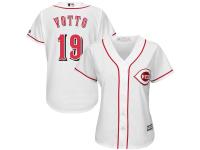 Joey Votto Cincinnati Reds Majestic Women's Cool Base Player Jersey - White