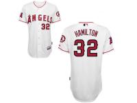 Josh Hamilton Los Angeles Angels of Anaheim Majestic Home 6300 Player Authentic - White