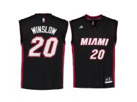 Justise Winslow Miami Heat adidas 2015 NBA Draft #1 Pick Replica Jersey - Black
