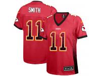Kansas City Chiefs Alex Smith Women's Jersey - Red Drift Fashion Nike NFL #11 Game