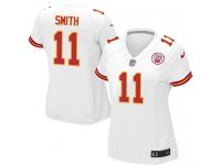 Kansas City Chiefs Alex Smith Women's Road Jersey - White Nike NFL #11 Game