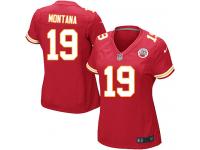 Kansas City Chiefs Joe Montana Women's Home Jersey - Red Nike NFL #19 Game