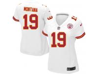 Kansas City Chiefs Joe Montana Women's Road Jersey - White Nike NFL #19 Game