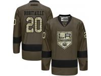 Kings #20 Luc Robitaille Green Salute to Service Stitched NHL Jersey
